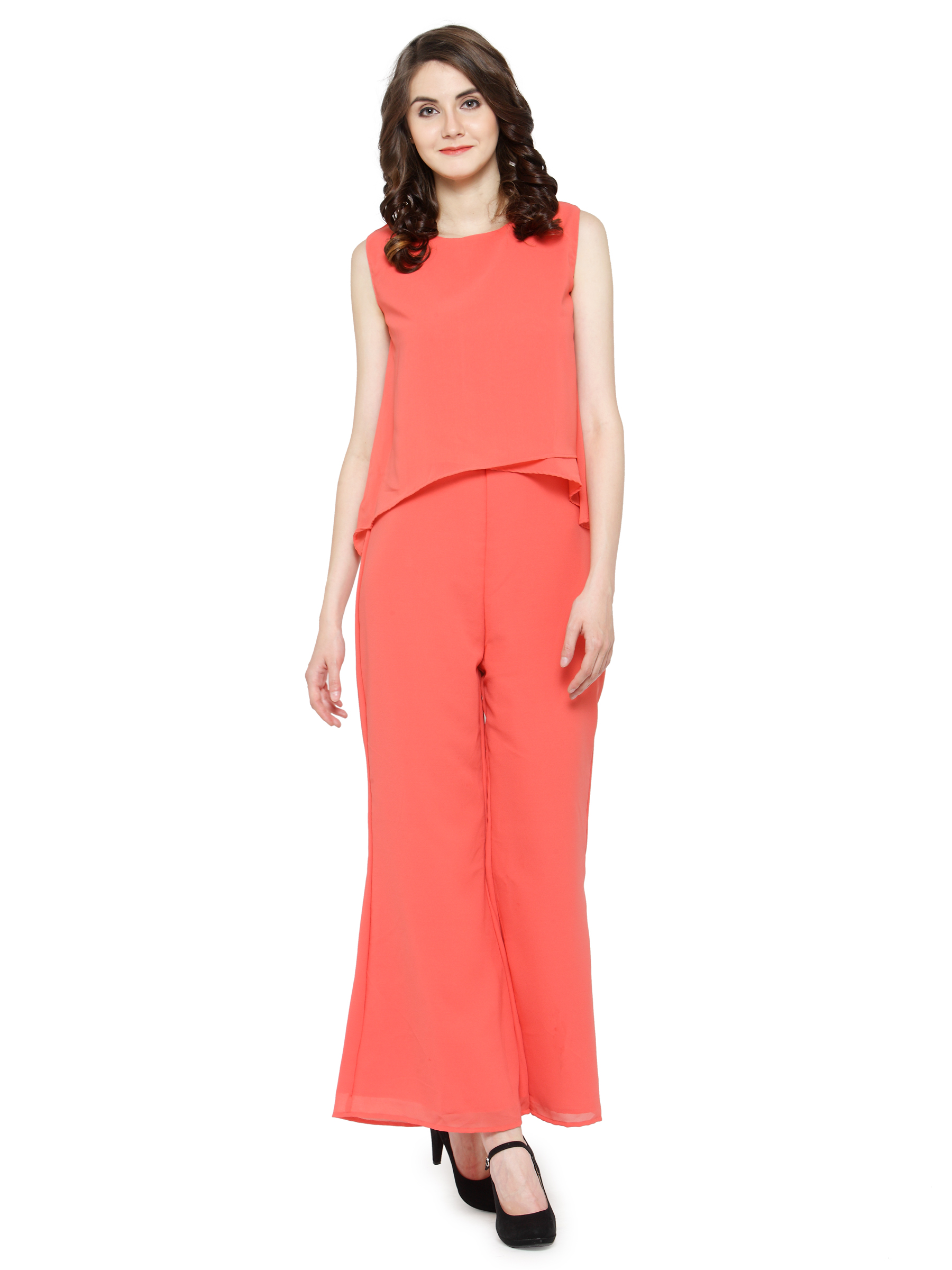 DREAMGIRL PEACH CULOTTE JUMPSUIT